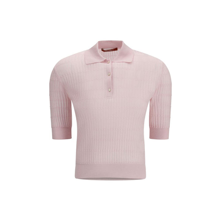 Max Mara Multicolor Silk Shortsleeve Shirt