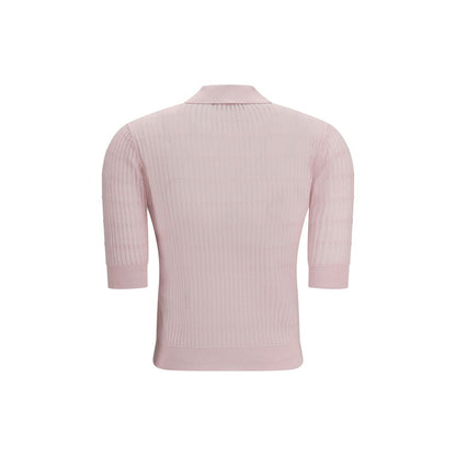 Max Mara Multicolor Silk Shortsleeve Shirt