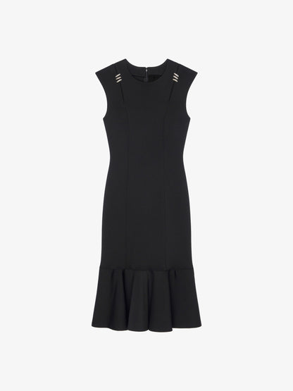 Givenchy Black Fibres Cocktail Dress