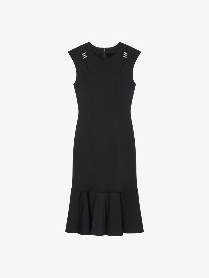 Givenchy Black Fibres Cocktail Dress