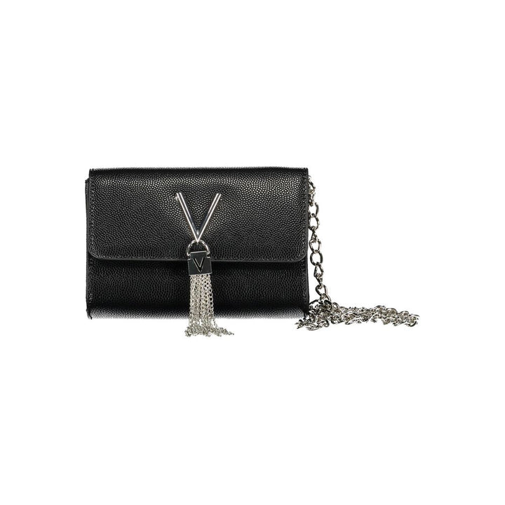 Mario Valentino Black Polyurethane Women Handbag