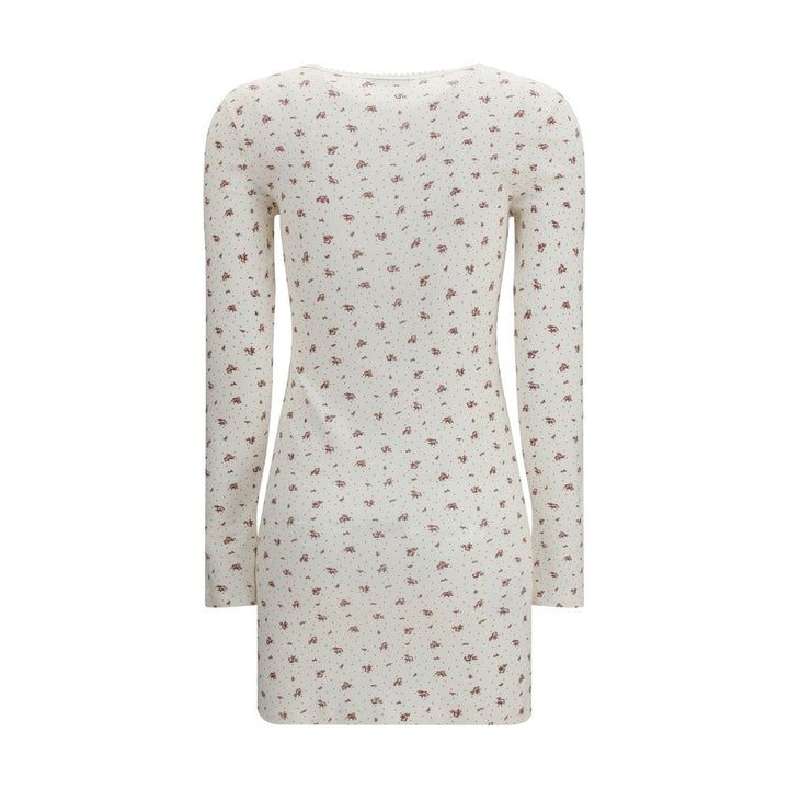 Miu Miu White Cotton Casual Dress