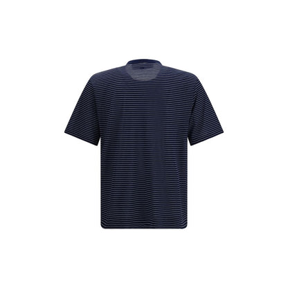 Ami Paris Blue Cotton T-Shirt