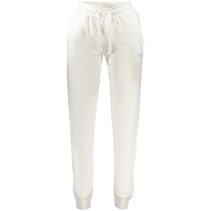 Accademia Militare White Cotton Men's Trouser