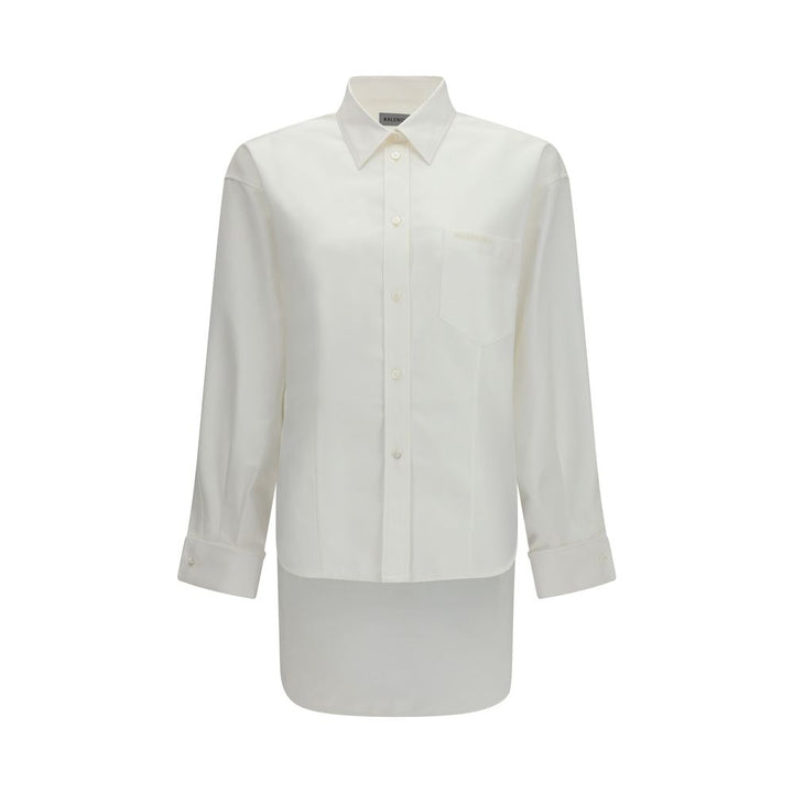 Balenciaga White Cotton Dress Shirt