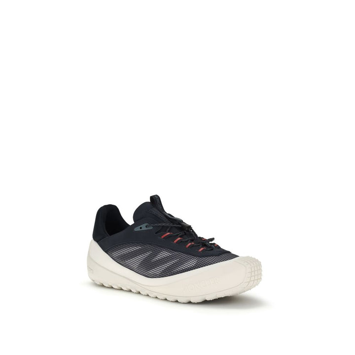 Moncler Blue Polyamide Athletic Sneakers