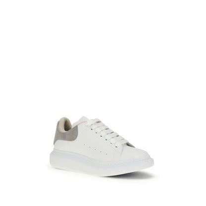 Alexander McQueen White Calf Leather Bos Taurus Chunky Sneakers
