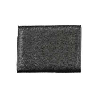Mario Valentino Black Polyurethane Women's Wallet