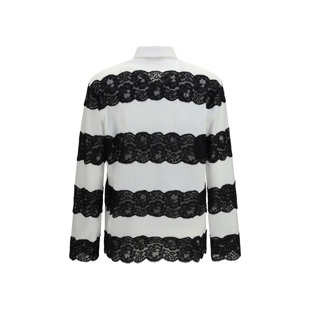 Polo de algodón blanco de Dolce & Gabbana
