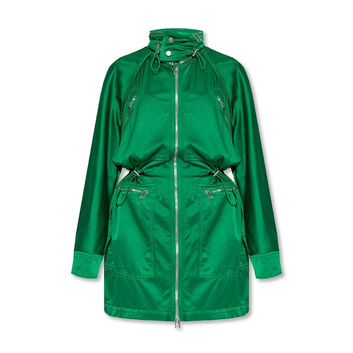 Parka bicolore en coton Bottega Veneta