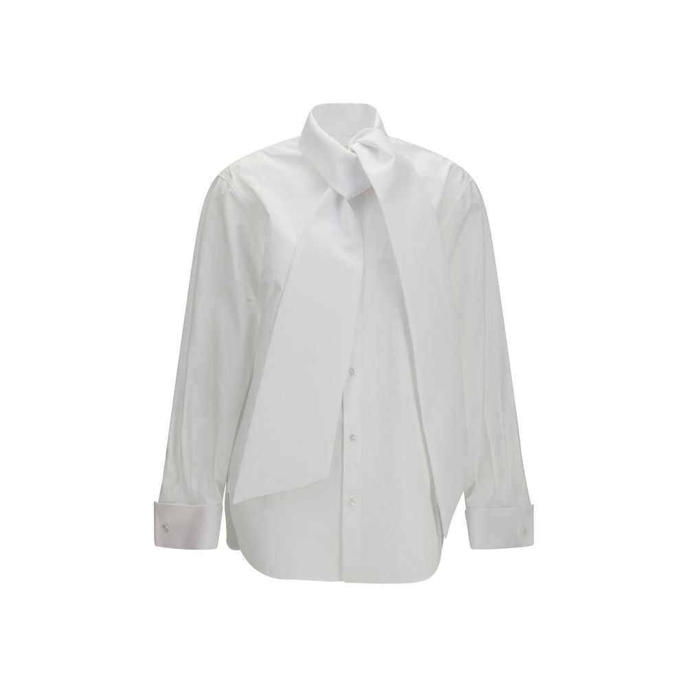 Saint Laurent White Cotton Dress Shirt