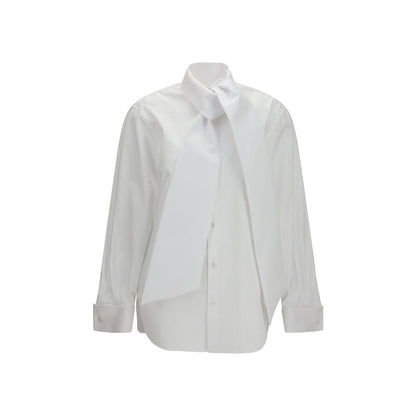Saint Laurent White Cotton Dress Shirt
