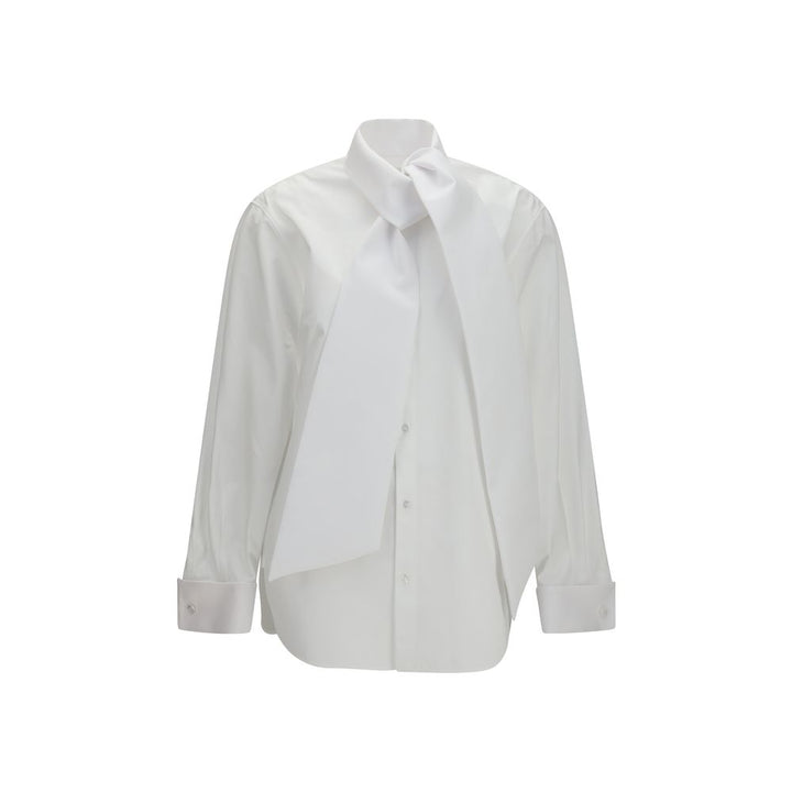 Saint Laurent White Cotton Dress Shirt