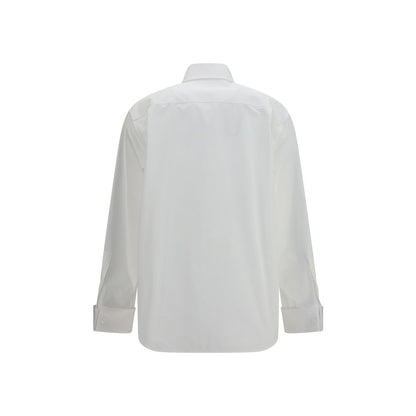 Saint Laurent White Cotton Dress Shirt