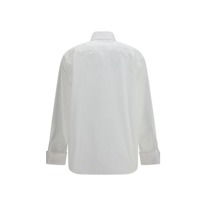 Saint Laurent White Cotton Dress Shirt