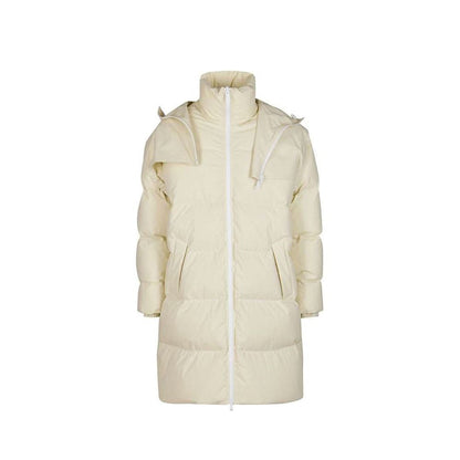 Abrigo de algodón beige de Bottega Veneta