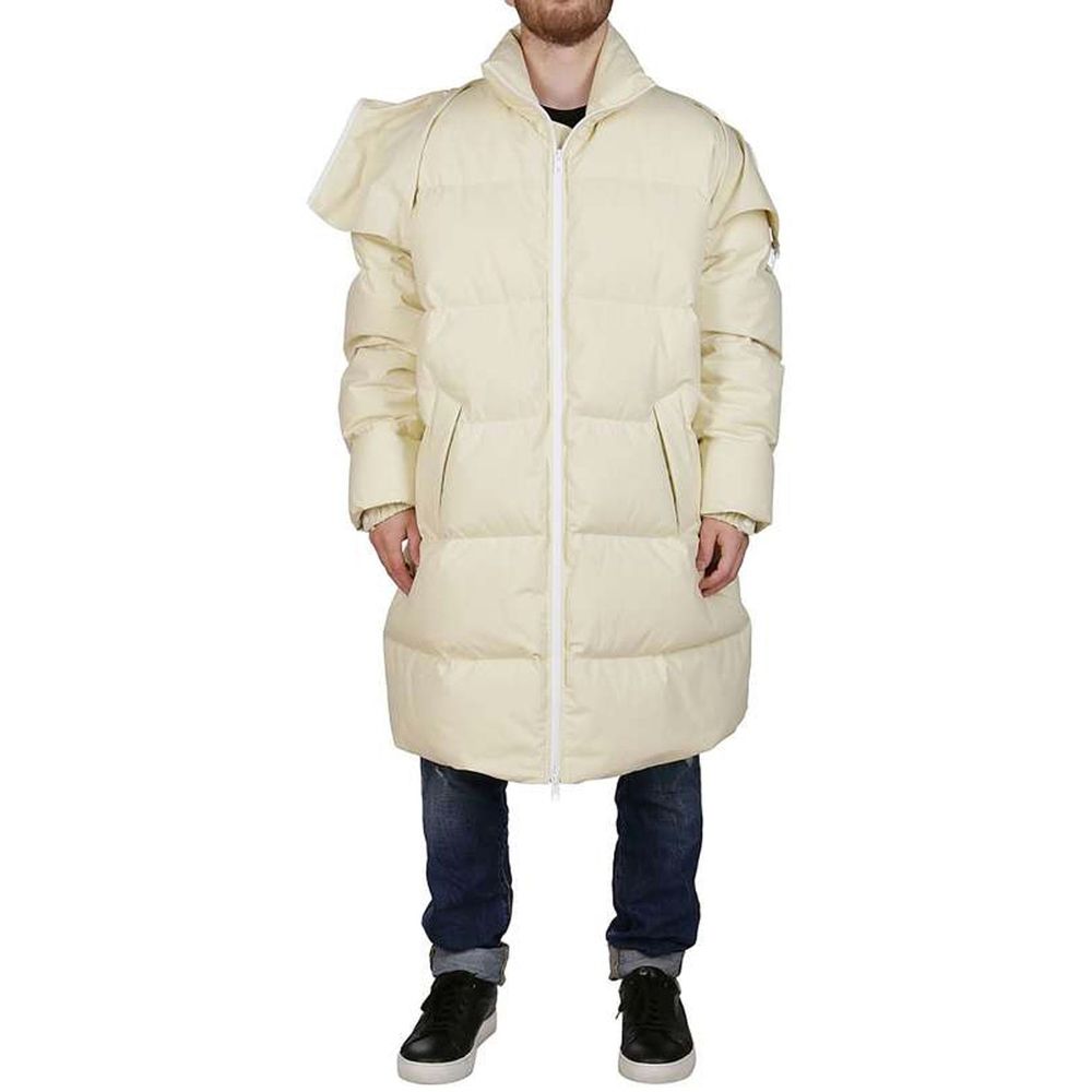 Abrigo de algodón beige de Bottega Veneta