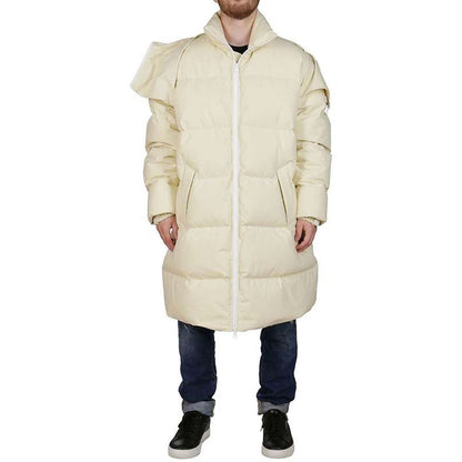 Abrigo de algodón beige de Bottega Veneta