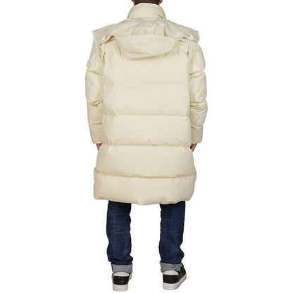 Abrigo de algodón beige de Bottega Veneta