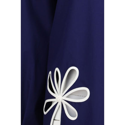 Fendi Blue Cotton Pattern Shirt