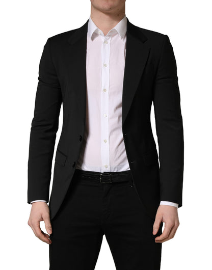 Dolce & Gabbana Americana de Traje para Hombre de 2 Botones de Poliéster Negro
