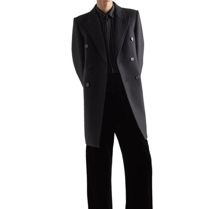 Saint Laurent Black Wool False