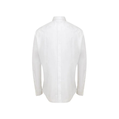 Camisa de vestir blanca de algodón de Dolce & Gabbana