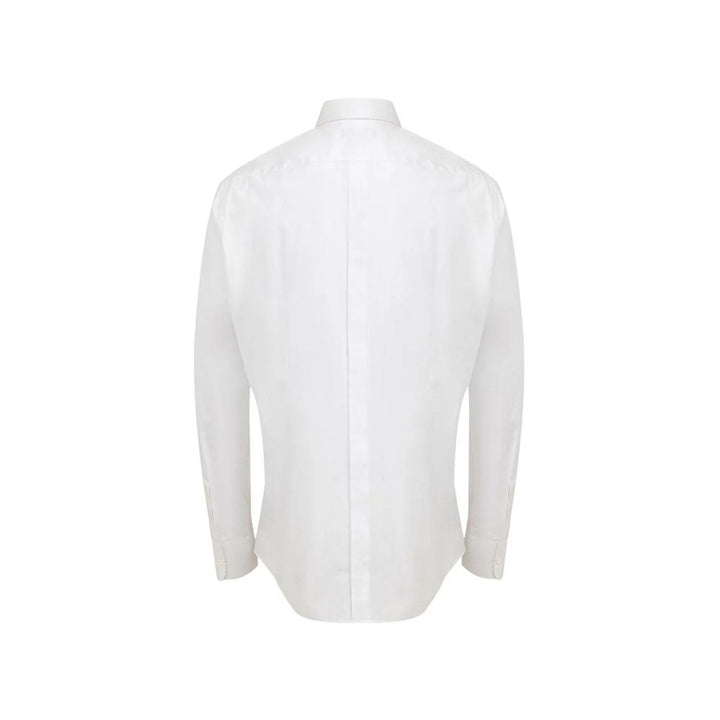 Dolce & Gabbana White Cotton Dress Shirt