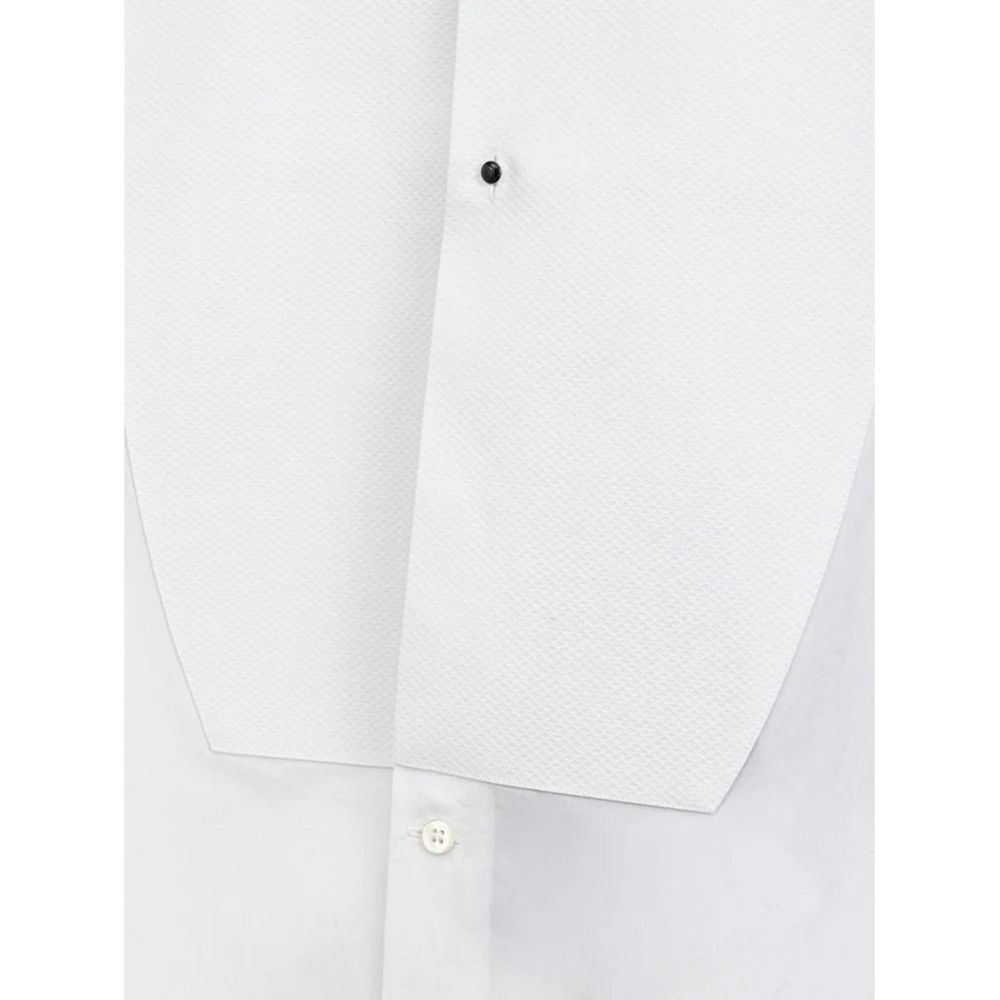 Camisa de vestir blanca de algodón de Dolce & Gabbana