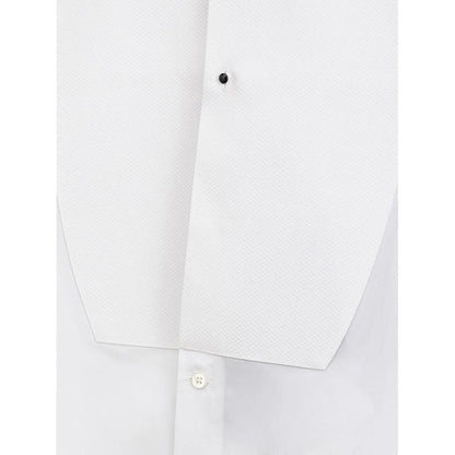 Camisa de vestir blanca de algodón de Dolce & Gabbana
