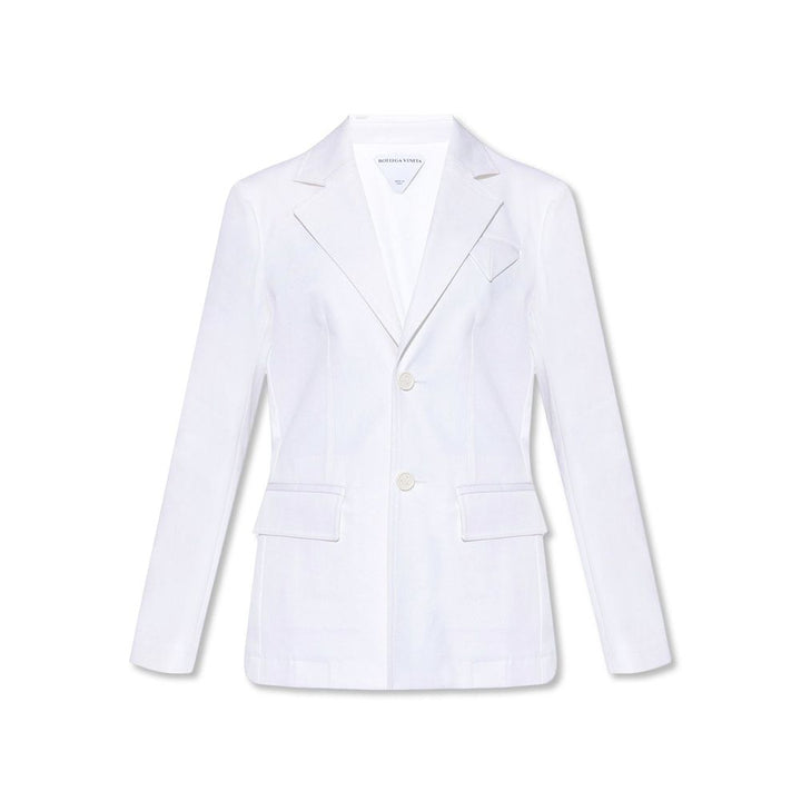 Blazer en coton blanc Bottega Veneta