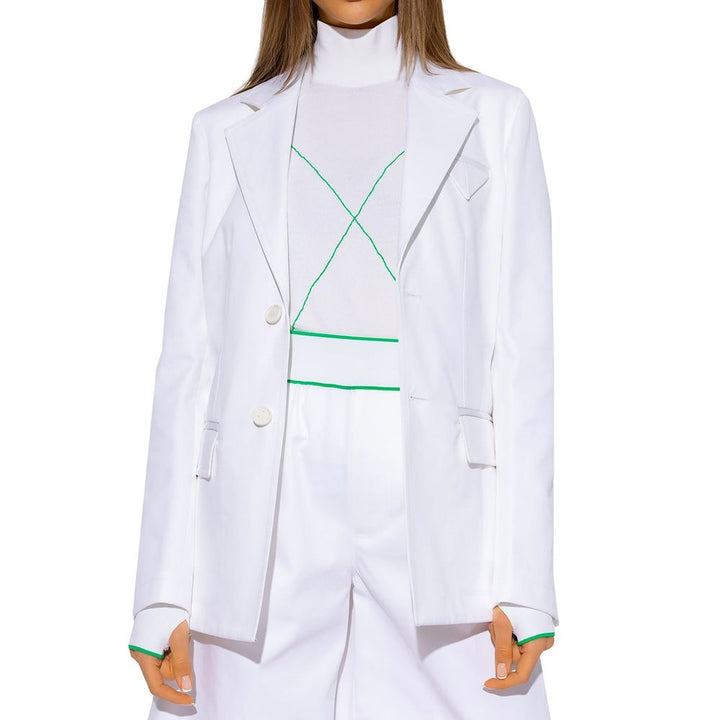 Blazer en coton blanc Bottega Veneta