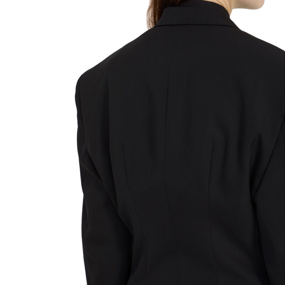 Abrigo Balenciaga de lana negra