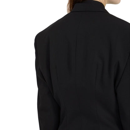 Abrigo Balenciaga de lana negra