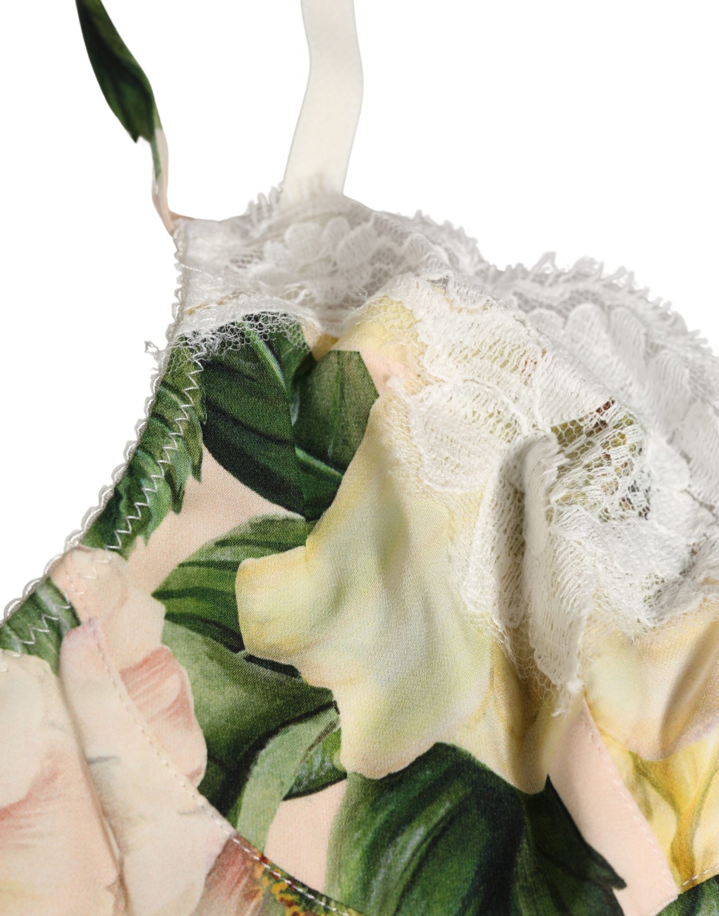 Soutien-gorge Dolce & Gabbana à bonnets souples imprimé floral multicolore