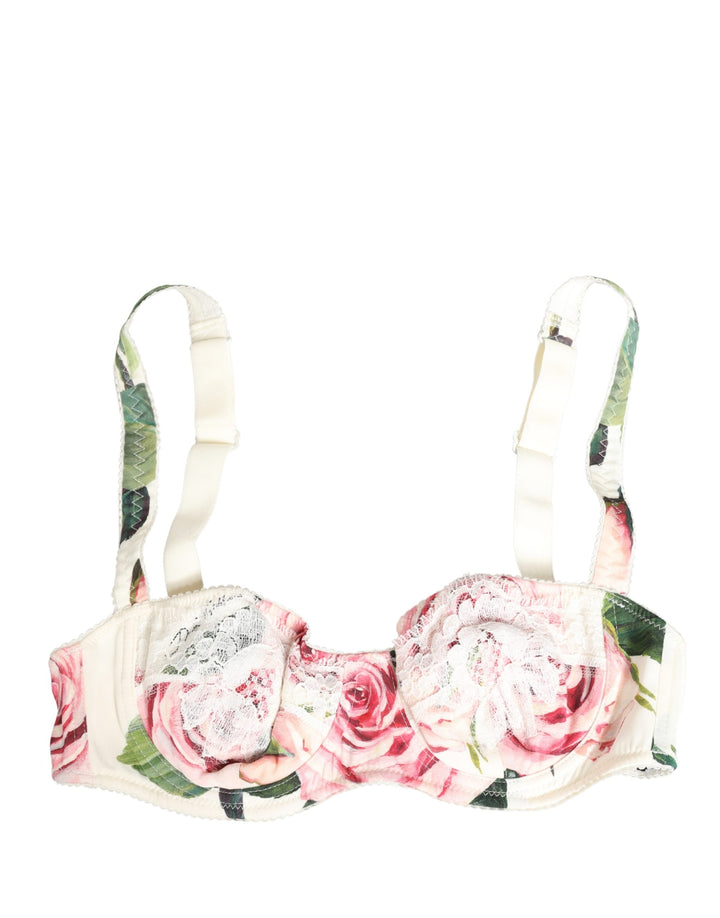 Ropa interior con aros semipadal Dolce & Gabbana Multicolor Floral