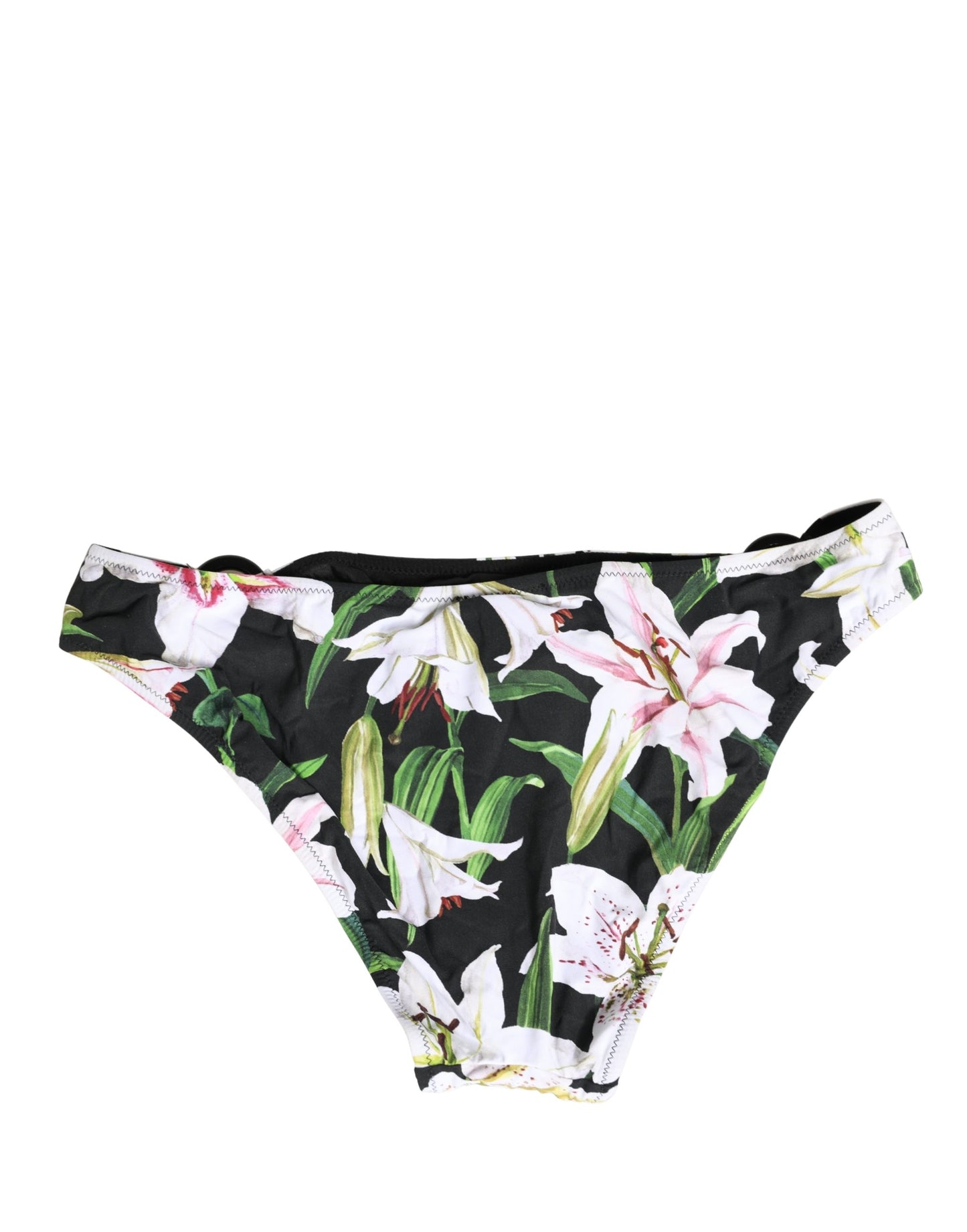 Dolce & Gabbana Bañador de Nylon Estampado Lirio Negro