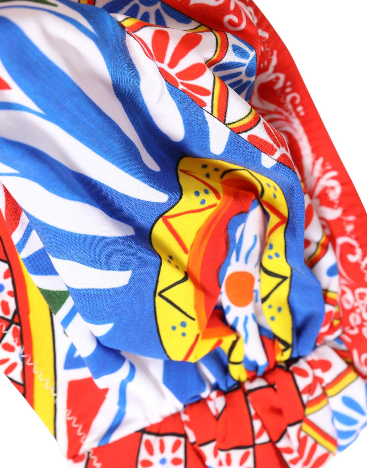 Haut de maillot de bain bandeau Dolce & Gabbana multicolore Carretto