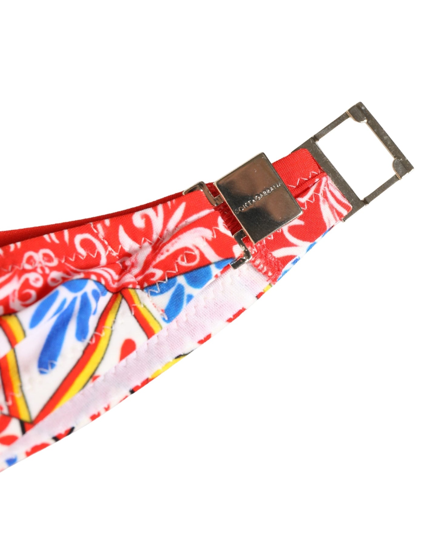 Haut de maillot de bain bandeau Dolce & Gabbana multicolore Carretto