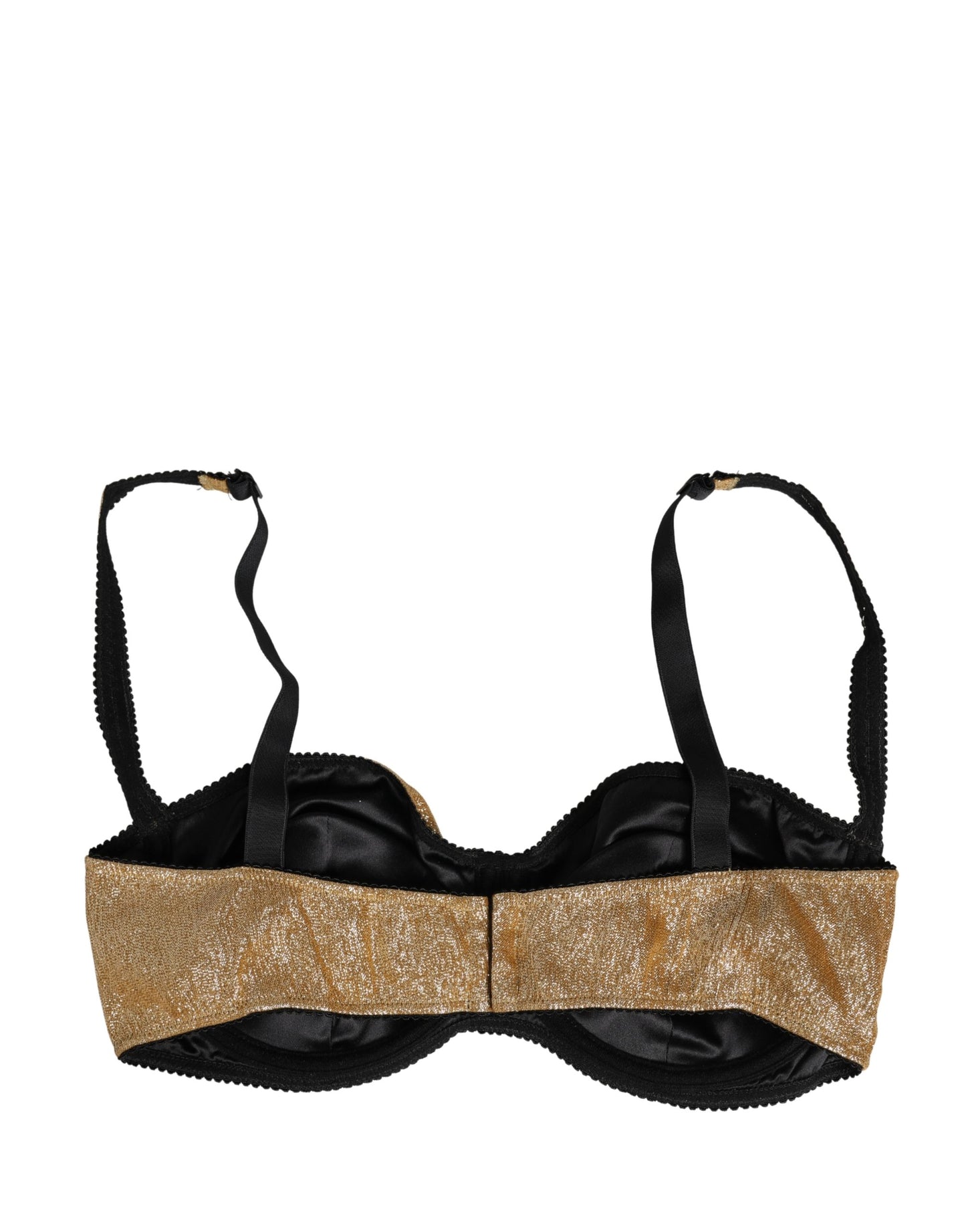 Sujetador de ropa interior Balconette con aros semiprefomados dorados Dolce & Gabbana