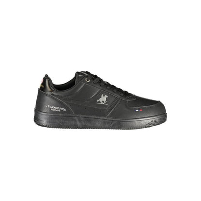 U.S. Grand Black Polyurethane Men's Sneaker