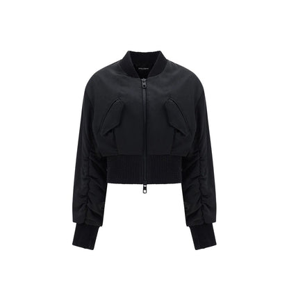 Blouson aviateur Dolce & Gabbana en acétate noir