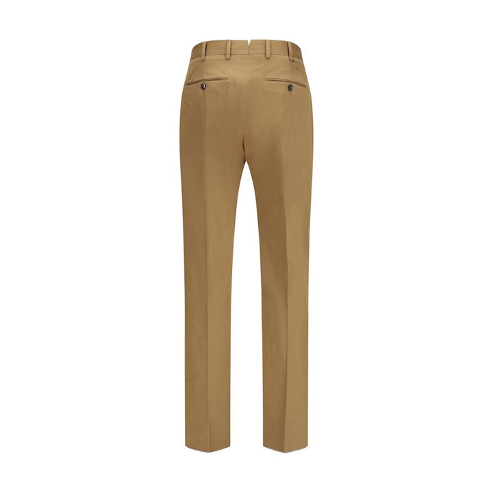 PT Torino Brown Cotton Casual Pants