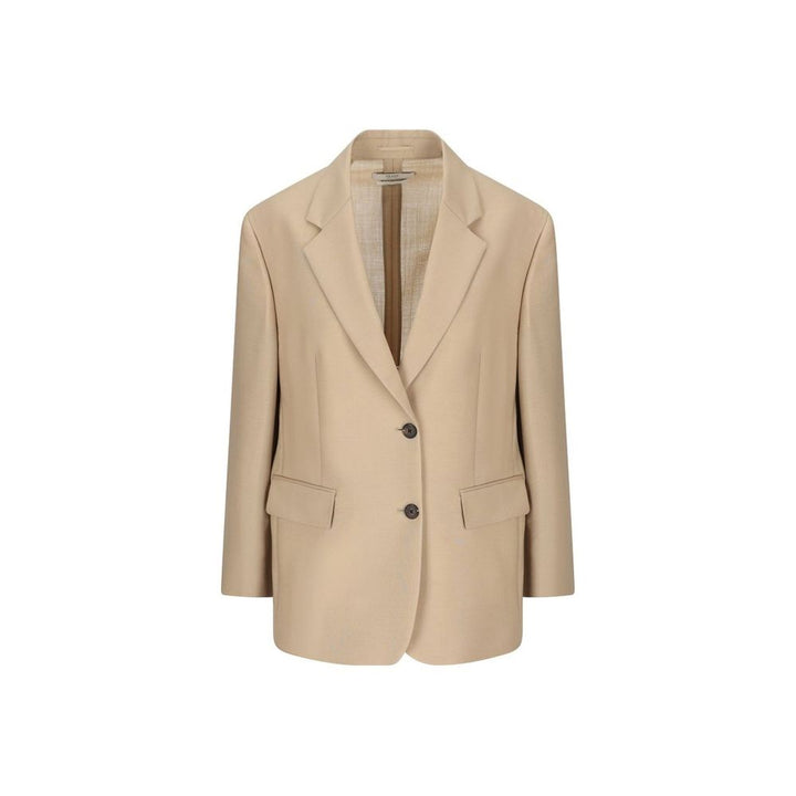 Blazer Prada en mohair beige