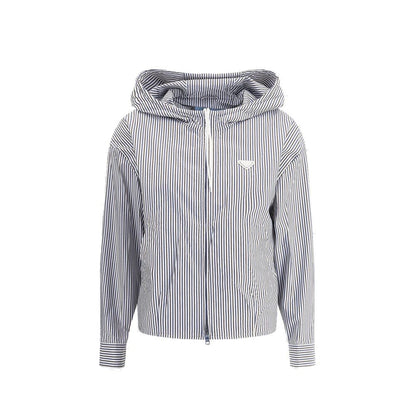 Bomber Prada en polyamide bleu