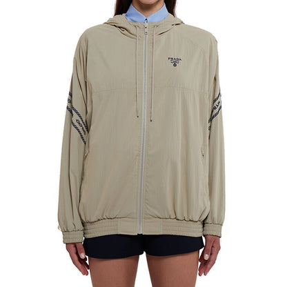 Veste Prada en coton beige