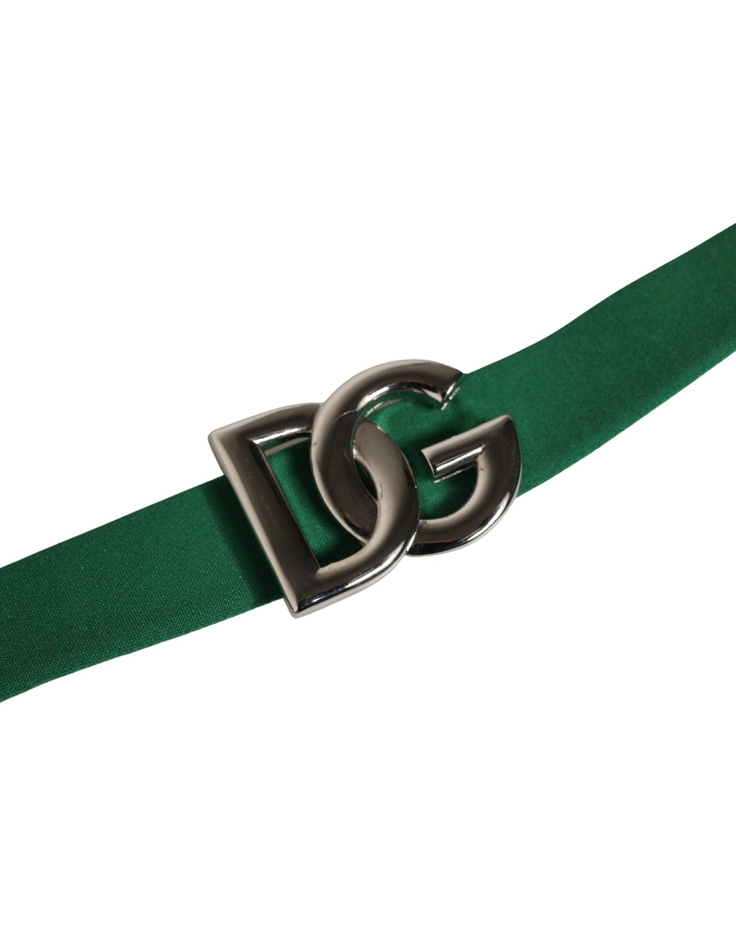 Ropa interior tipo braguita de nailon con placa de logo verde de Dolce & Gabbana