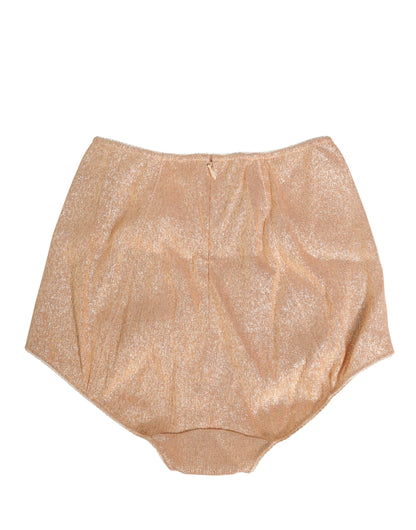 Braga Faja de Talle Alto de Seda Beige Mezclada Dolce & Gabbana