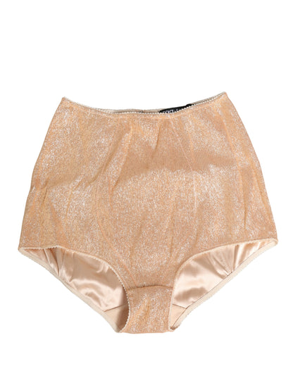 Braga Faja de Talle Alto de Seda Beige Mezclada Dolce & Gabbana