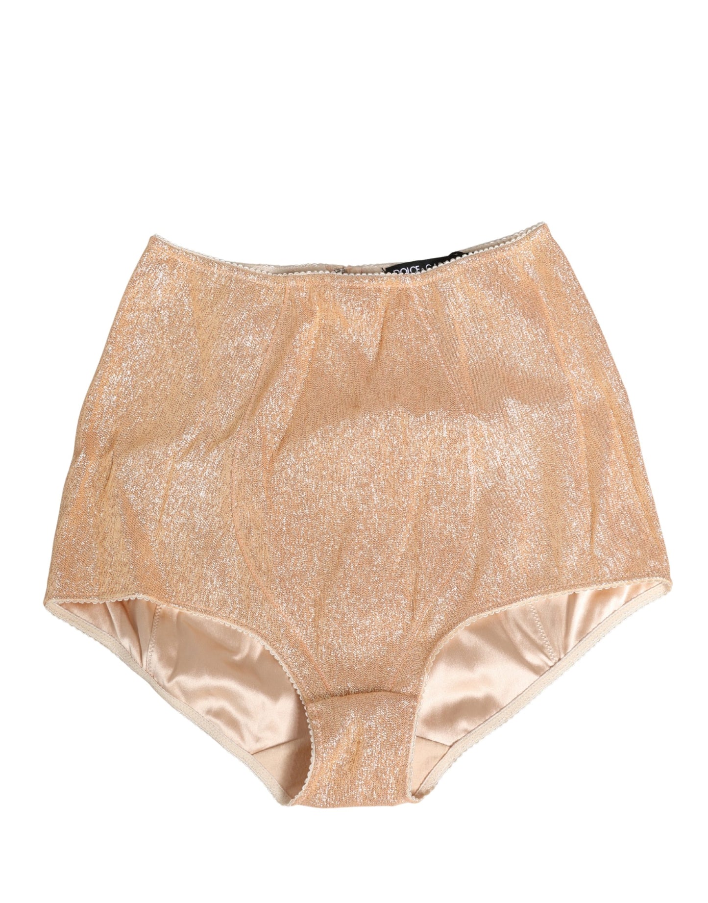 Braga Faja de Talle Alto de Seda Beige Mezclada Dolce & Gabbana